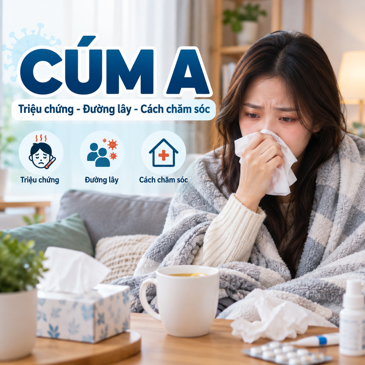 Cúm A Là Gì? Triệu Chứng, Đường Lây Và Cách Chăm Sóc Đúng Cách